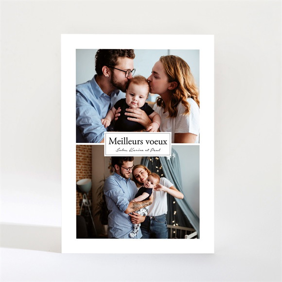 Carte de voeux Folle année réf.N21052