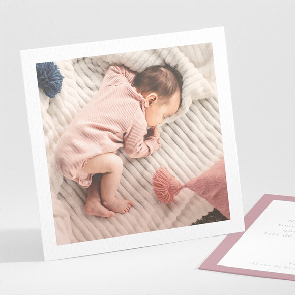 Remerciement naissance Cultivons notre Bonheur réf.N301280