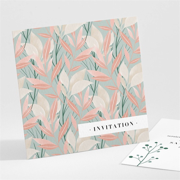 Carton d'invitation mariage On sème réf.N301278