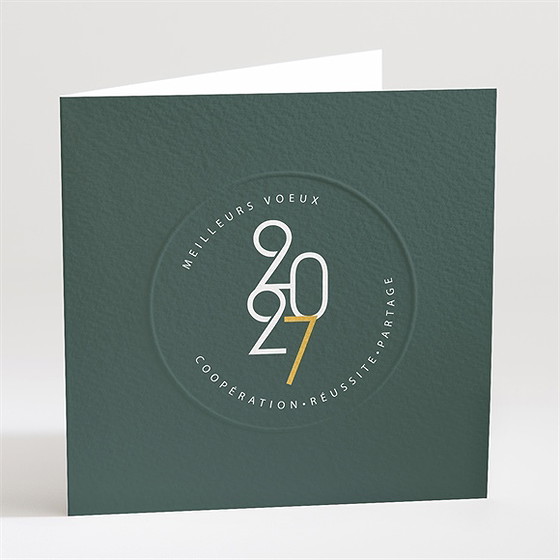 Carte de voeux voeux so chic !