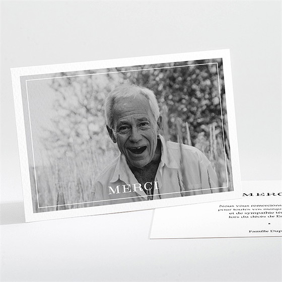 Remerciement décès sa joie