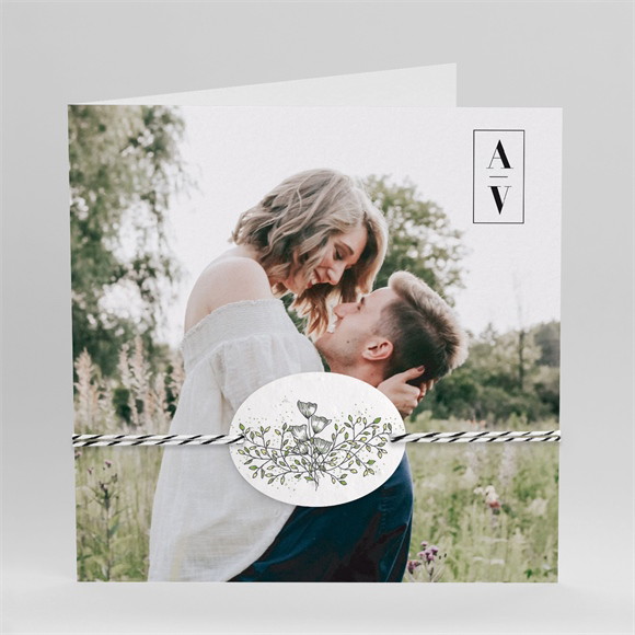 Faire-part mariage So Nature ! réf.N451216