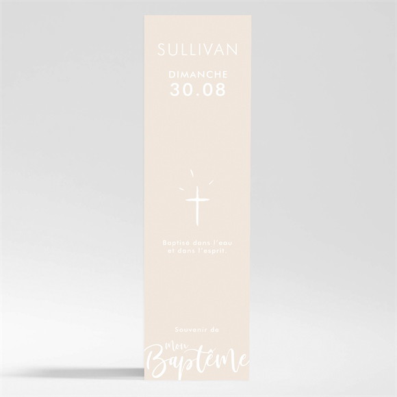 Signet baptême Lettre de cuivre Magnet réf.N200364