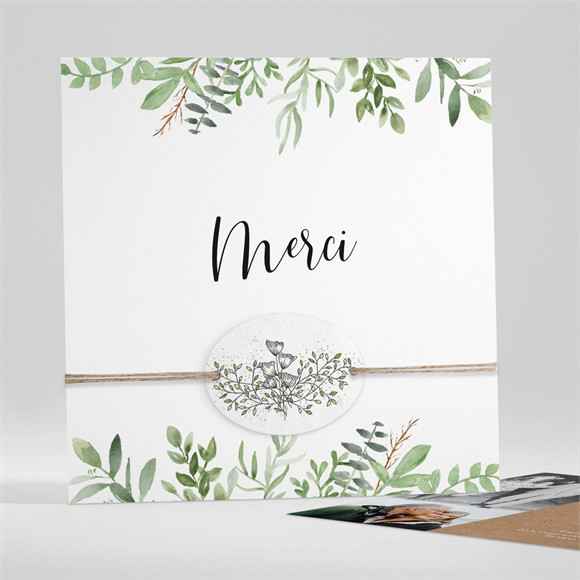 Remerciement décès Mémoires Ensemencé réf.N351168