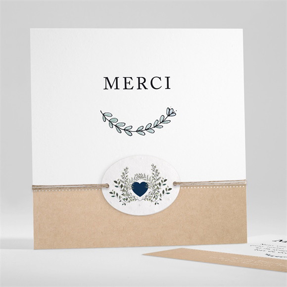 Remerciement décès Souvenirs Ensemencé réf.N351170