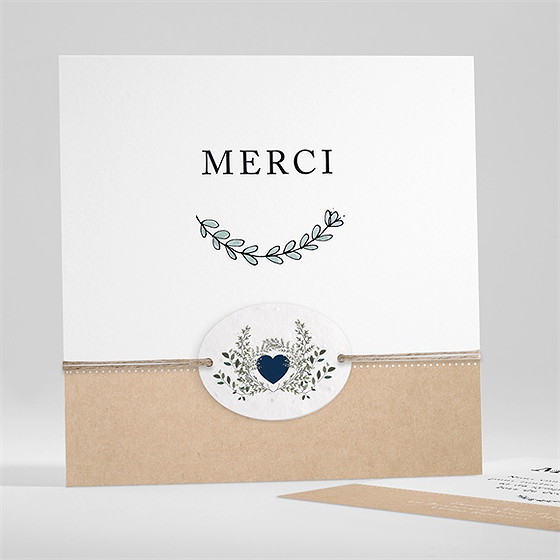 Remerciement décès souvenirs ensemencé