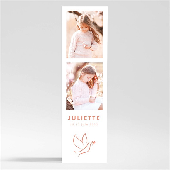 Remerciement communion Colombe dorée Magnet réf.N200371