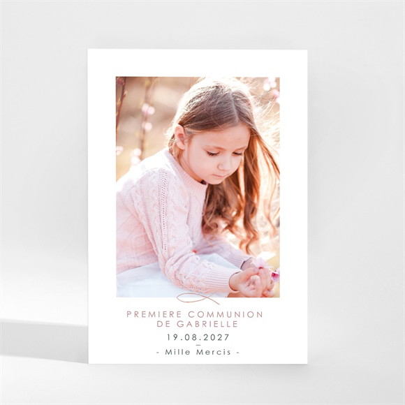 Remerciement communion Jour Sacré réf.N21060