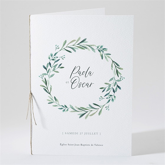 Livret de messe mariage semer notre amour