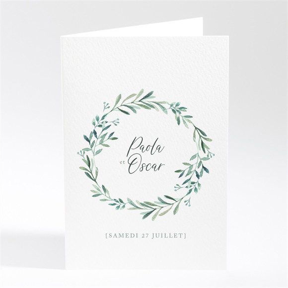 Menu mariage Semer notre Amour réf.N401833