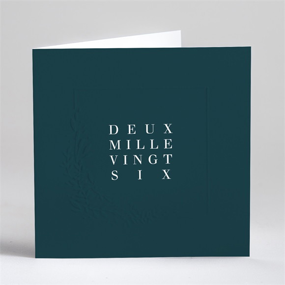 Carte de voeux Feuillage raffiné réf.N451229