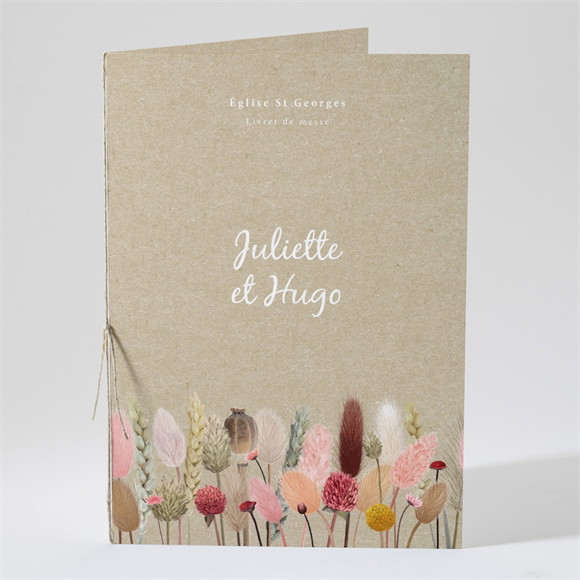 Livret de messe mariage Notre Bouquet Champêtre réf.N491245