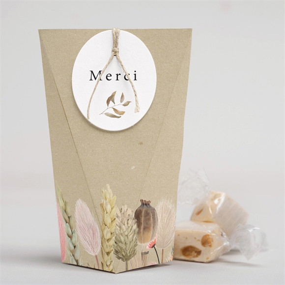 Boîte surprise mariage Notre Bouquet Champêtre réf.N52035