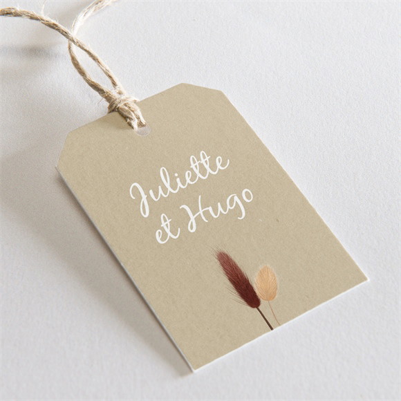 Etiquette mariage Notre Bouquet Champêtre réf.N29192