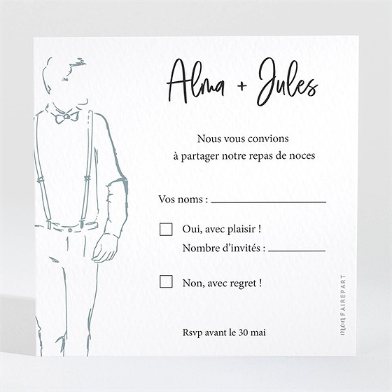 Carton réponse mariage so let love grow