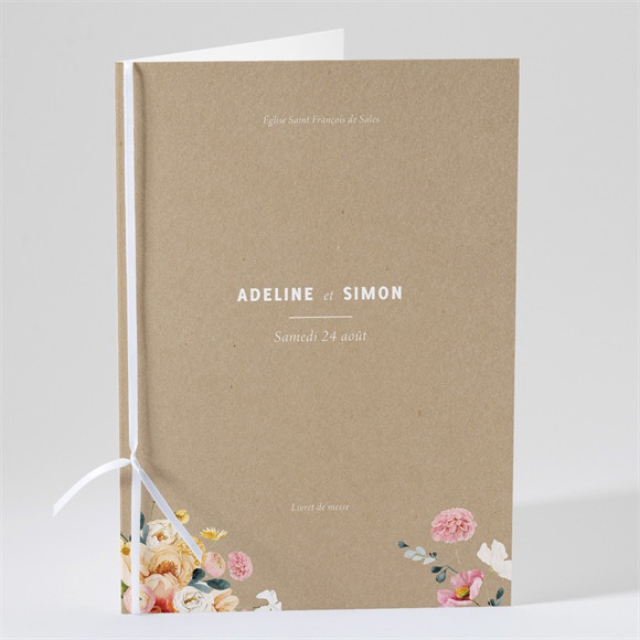 Livret de messe mariage Champêtre et Poésie réf.N491248