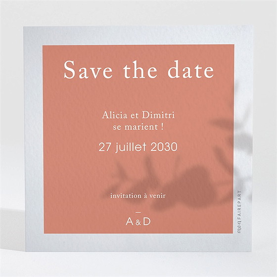 Save the date mariage coming soon