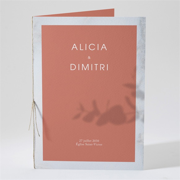 Livret de messe mariage Coming Soon réf.N491255