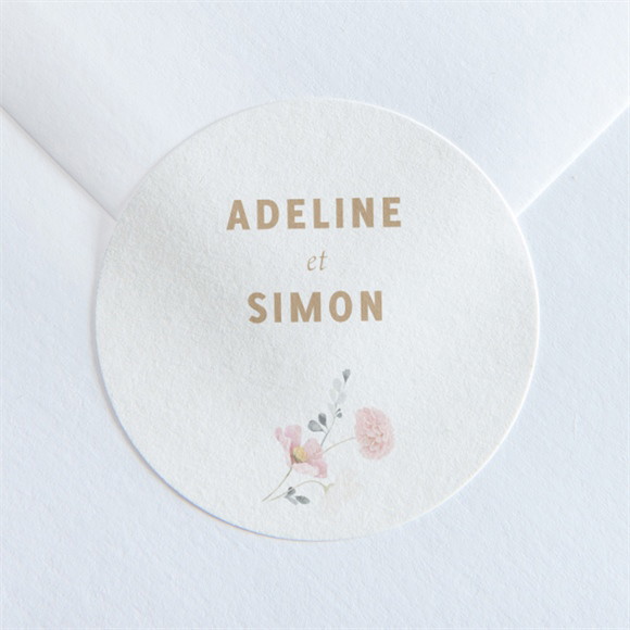 Sticker mariage Champêtre et Poésie réf.N360164