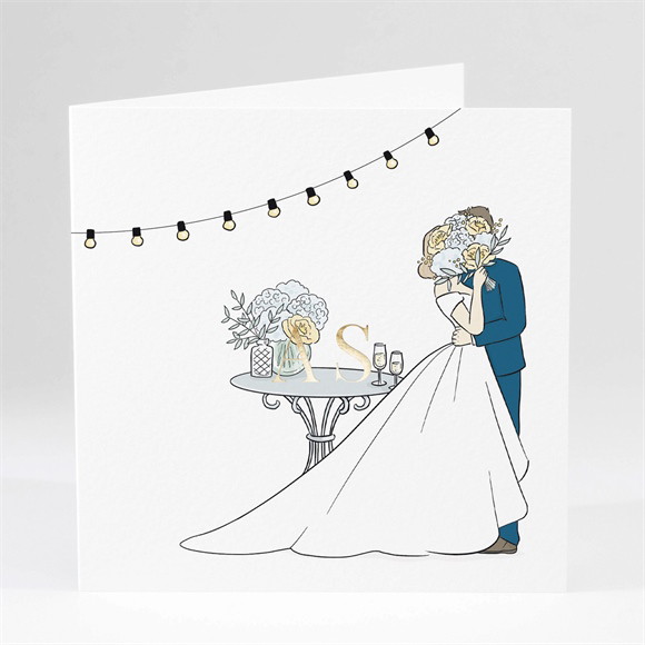 Faire-part mariage Guinguette réf.N46161