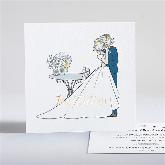 Save the Date mariage guinguette