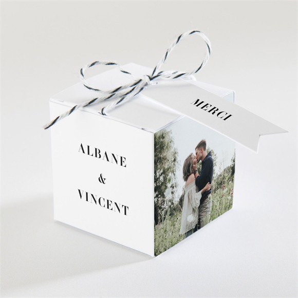 Boîte de dragées mariage So Nature ! réf.N340353