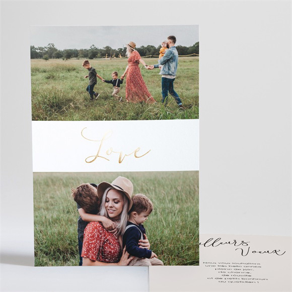 Carte de voeux Nos moments réf.N241240