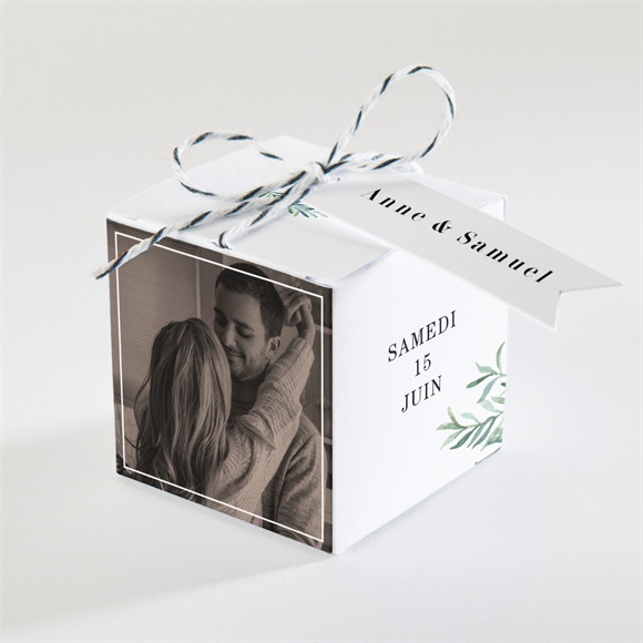 Boîte de dragées mariage A la Folie ! réf.N340354