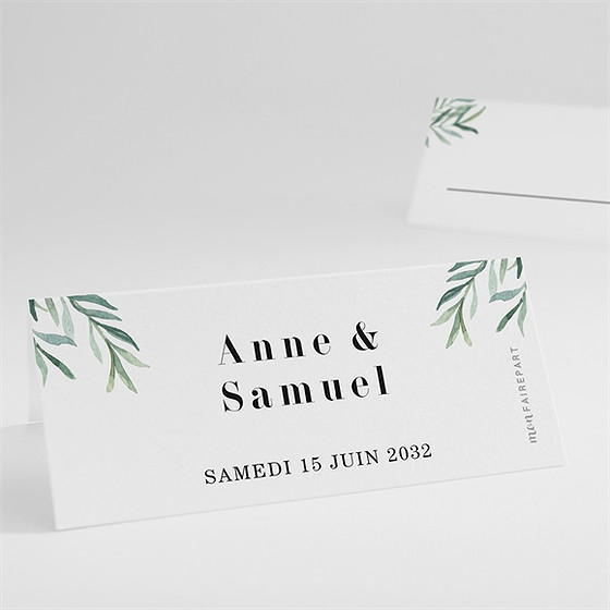 Marque-place mariage a la folie !