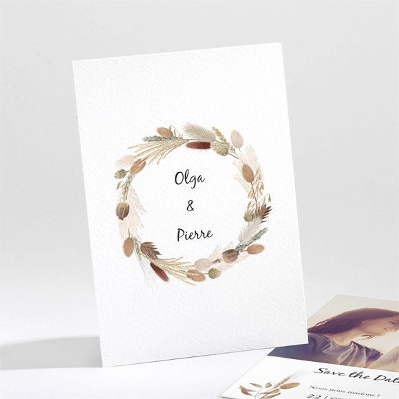 Save the Date mariage Notre Bouquet d'Automne réf.N211348