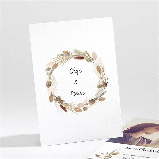 Save the Date mariage notre bouquet d'automne