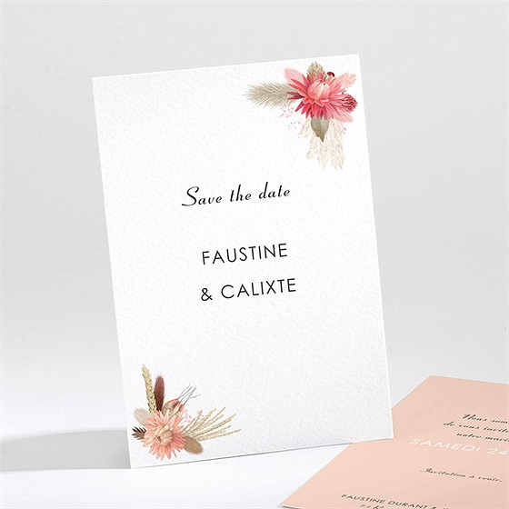 Save the Date mariage en délicatesse