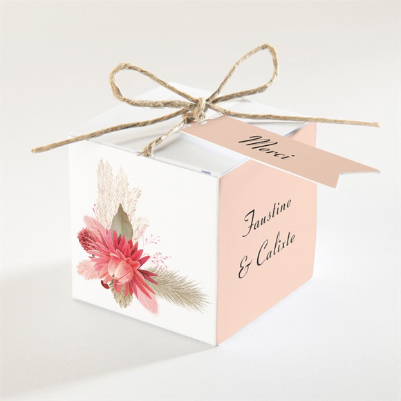 Boîte de dragées mariage En délicatesse réf.N340358