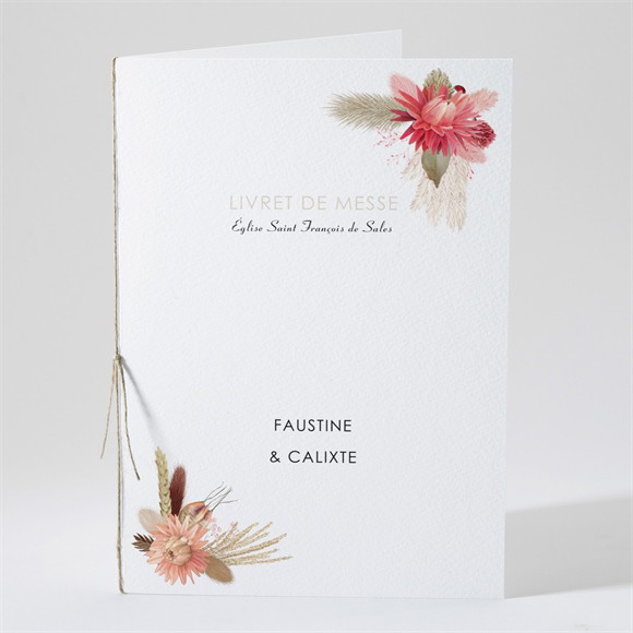 Livret de messe mariage En délicatesse réf.N491254