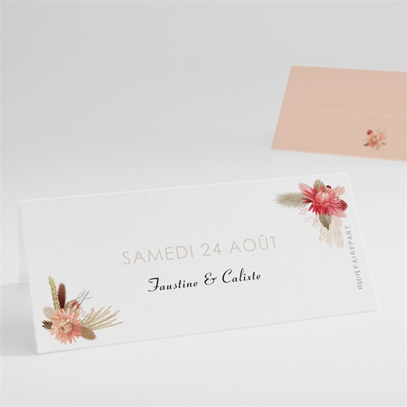 Marque-place mariage En délicatesse réf.N440784