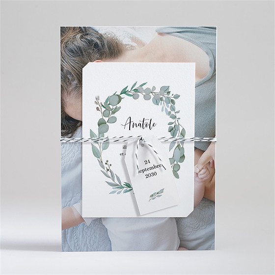 Faire-part naissance follement bohème