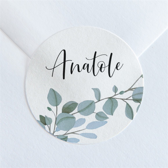 Sticker naissance Follement Bohème réf.N360199