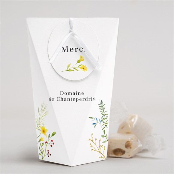 Boîte surprise mariage Fleurs des Champs réf.N52051