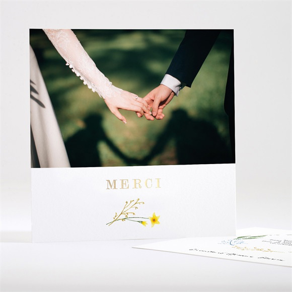 Remerciement mariage Fleurs des Champs réf.N351192