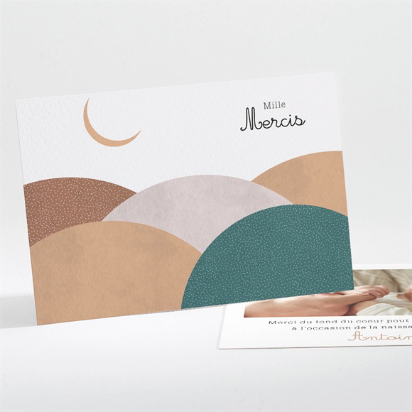 Remerciement naissance Plus près des étoiles réf.N111292