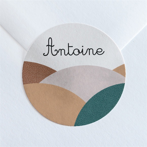 Sticker naissance Plus près des étoiles réf.N360204