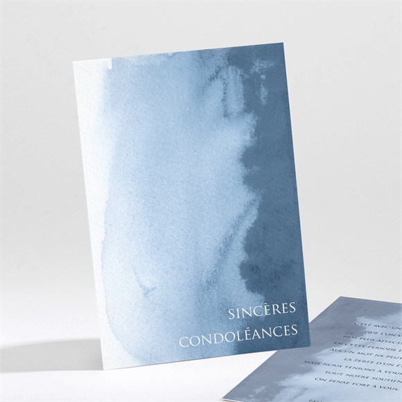Carte de condoléances décès Dégradé réf.N211354