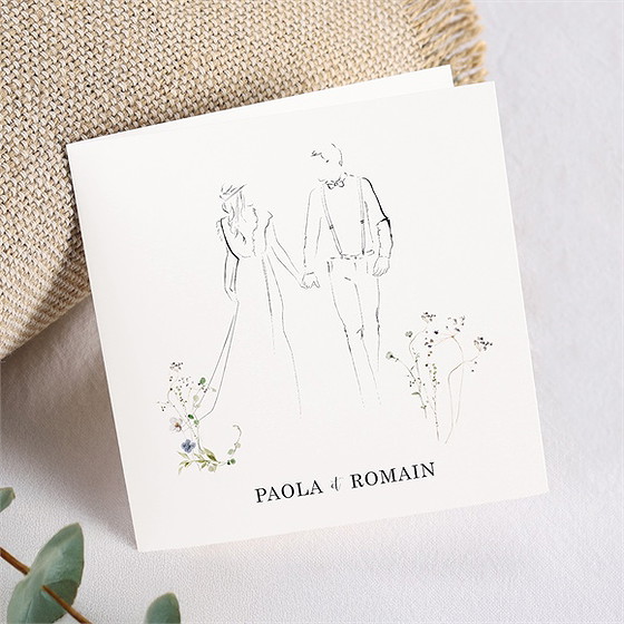 Faire-part mariage complicité