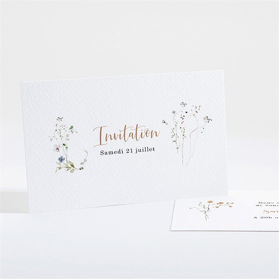 Carton d'invitation mariage complicité