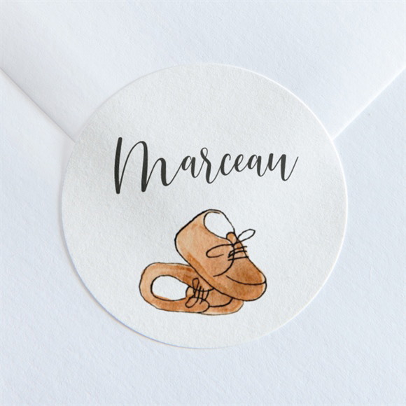 Sticker naissance Nos Petits Chaussons réf.N360240