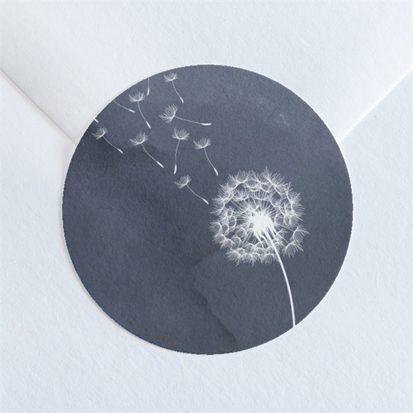 Stickers décès Recueillement réf.N360250