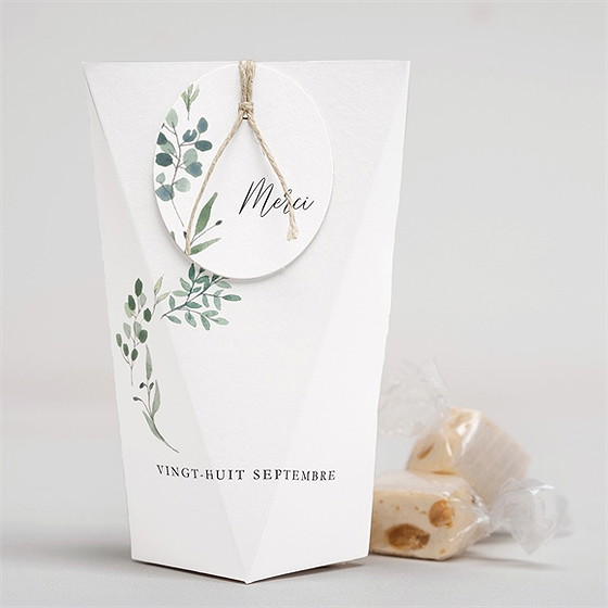 Boîte surprise mariage bouquet provençal