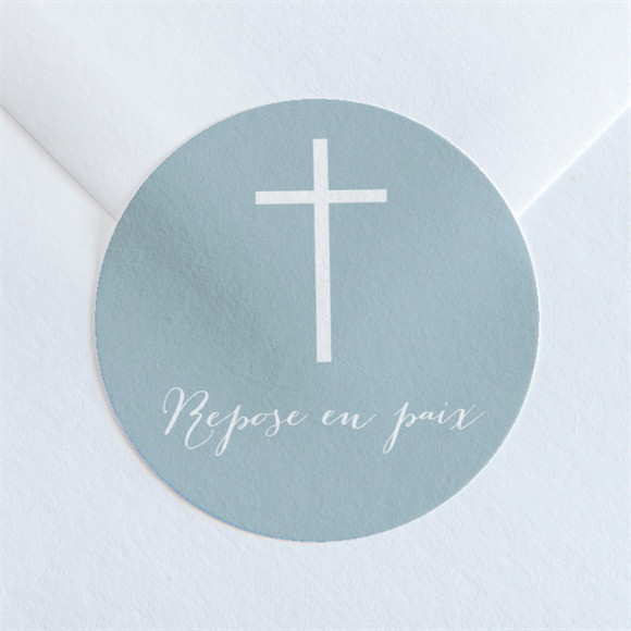 Stickers décès Simple Elégance réf.N360256