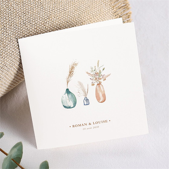 Faire-part mariage beauté délicate