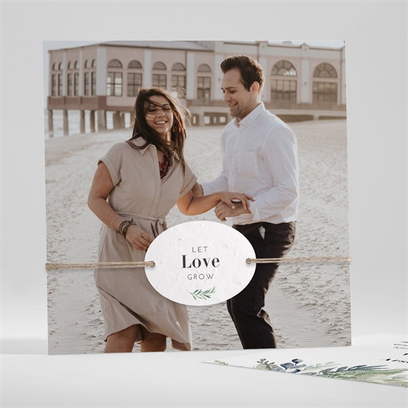 Remerciement mariage Délicatesse d’Aquarelle réf.N351183